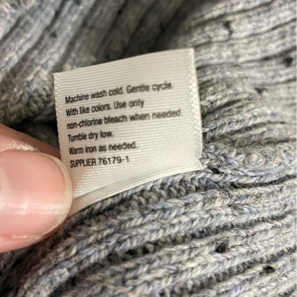 ANA grey mock neck sweater - warm, cozy, comfy for fall and winter - Picture 10 of 10